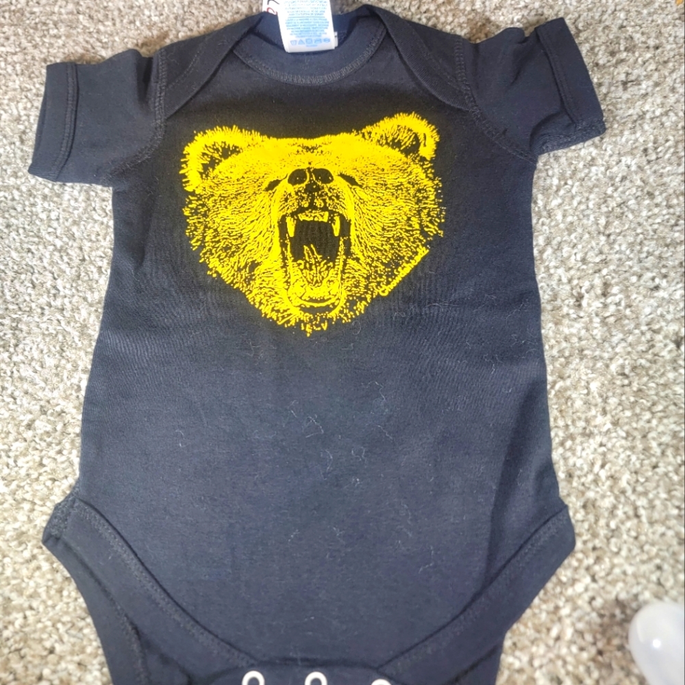 Chowdaheadz 6 months Boston Bruins Onsie